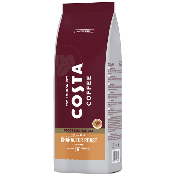 Costa Coffee Professional Character Roast Crema Gold на зърна 1 кг